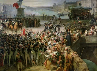 The Garde Nationale de Paris Leaves to Join the Army in September 1792 (detail)